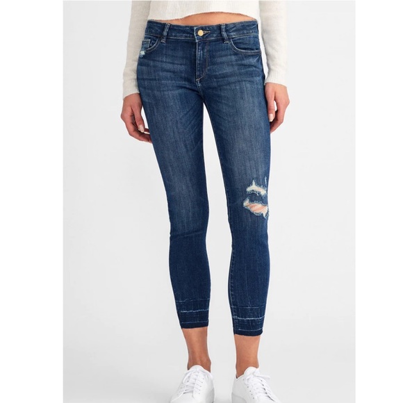 DL1961 Margaux Shasta mid rise Instasculpt ankle skinny jeans size‎ 28 - Picture 1 of 8